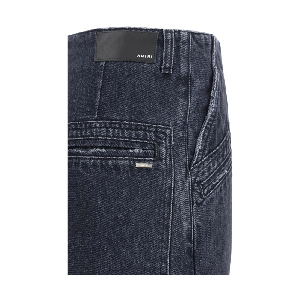 CARGO DENIM PANTS WITH POCKETS - 3