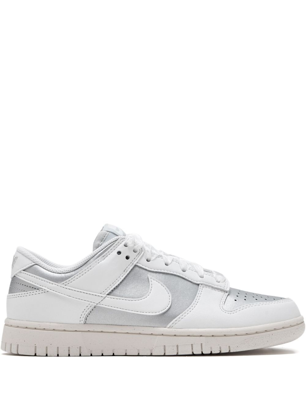 Dunk Low metallic leather sneakers - 1