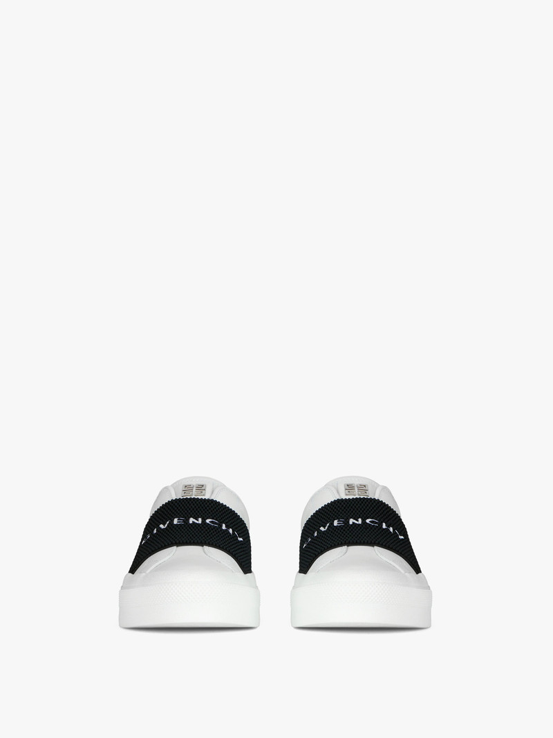 Givenchy CITY SPORT SNEAKERS IN LEATHER WITH GIVENCHY STRAP outlook