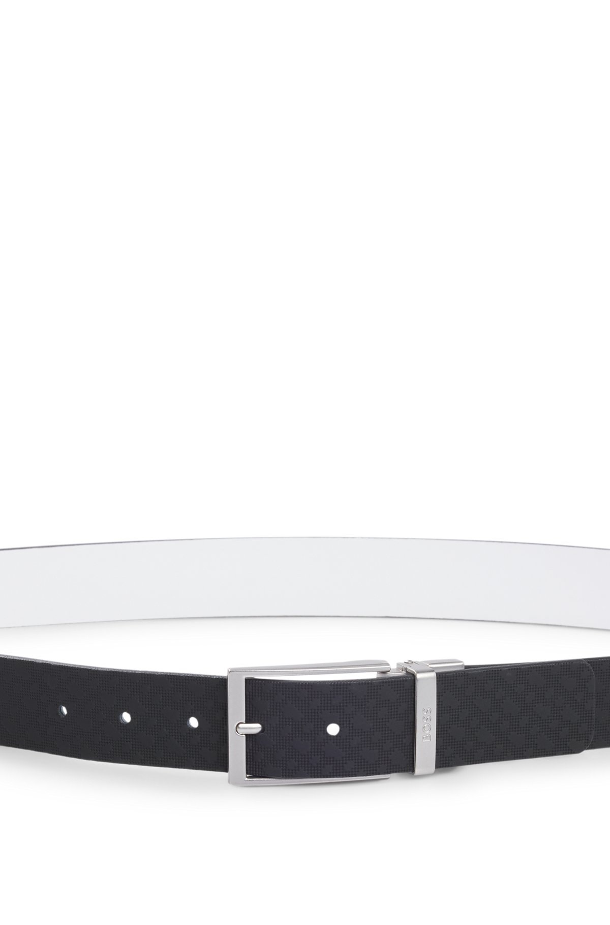 REVERSIBLE BELT IN ITALIAN LEATHER - 4