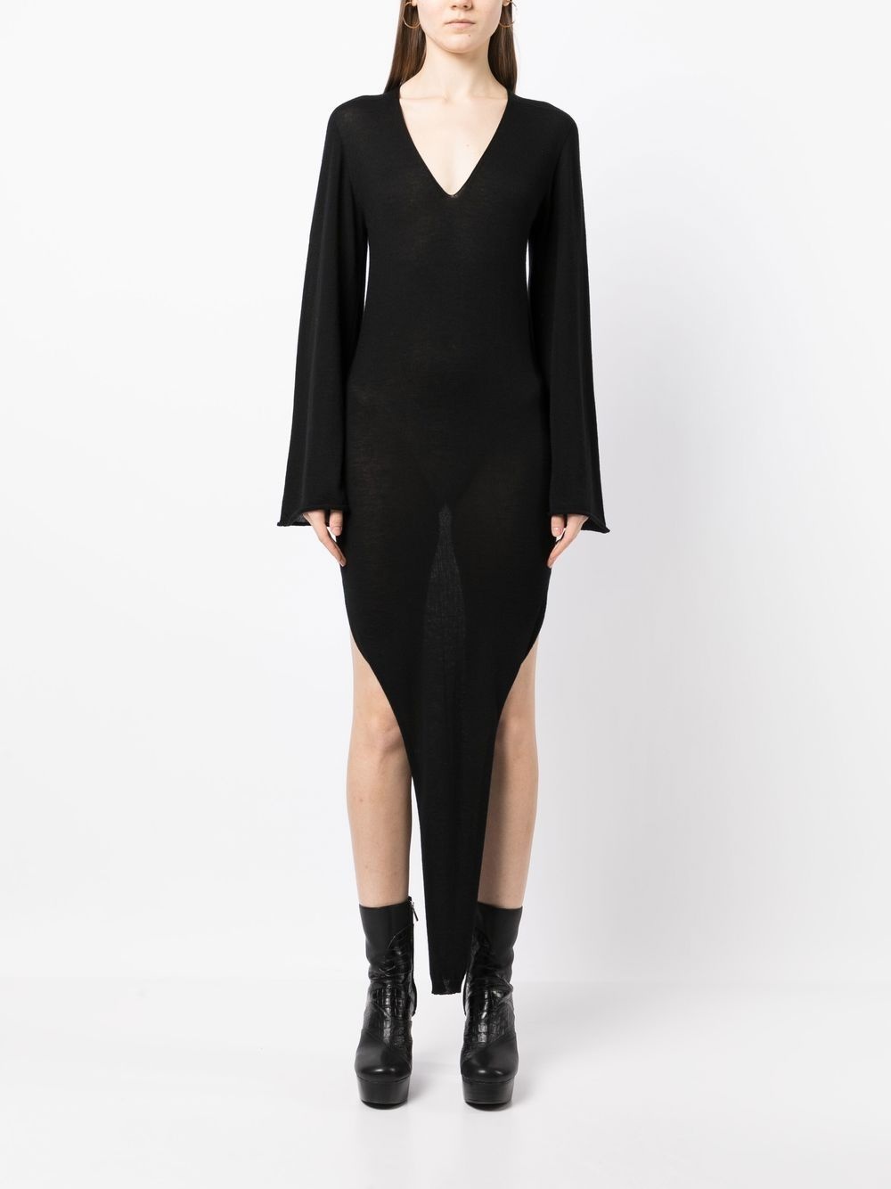 knitted cashmere dress - 4