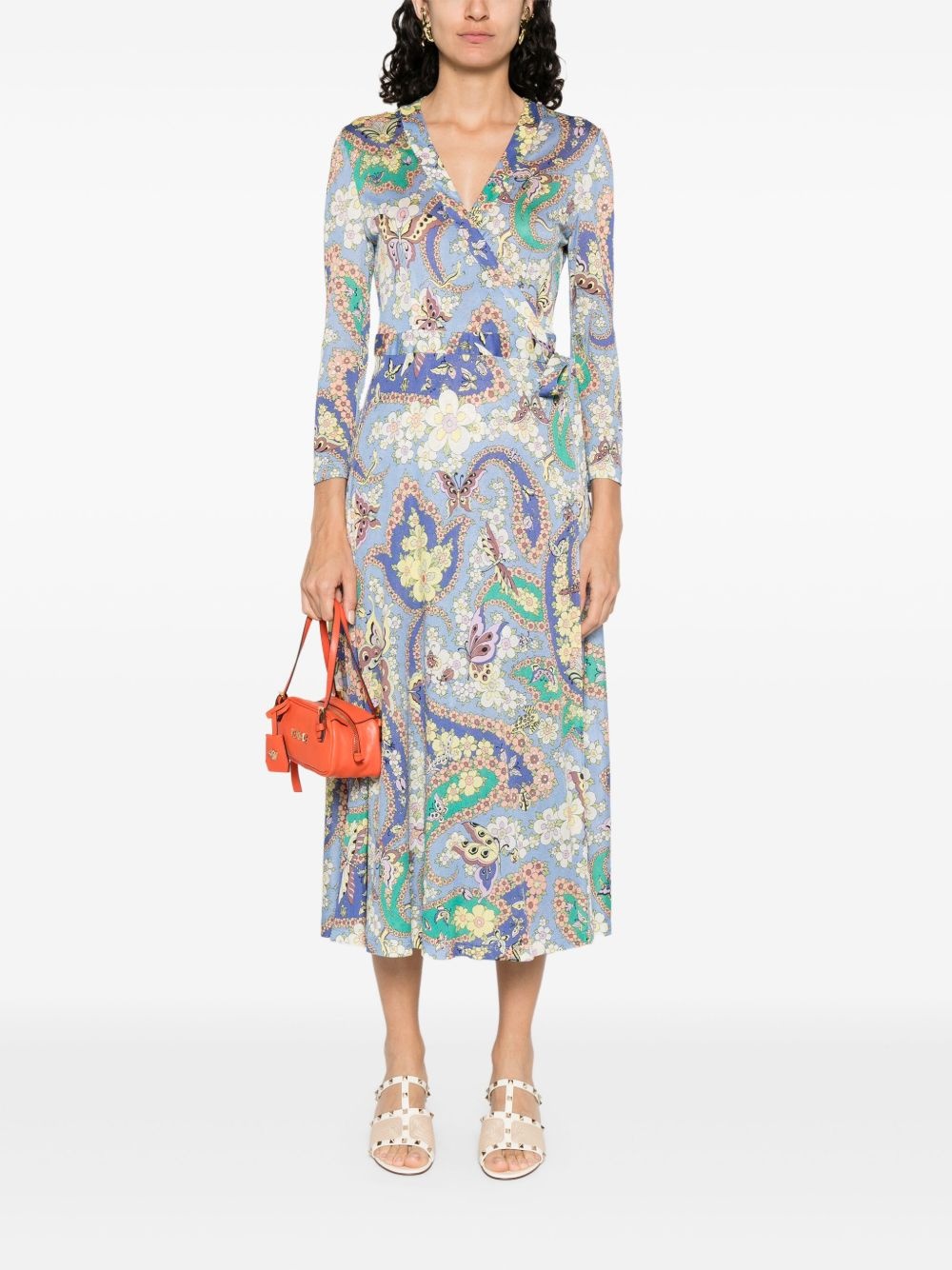 floral-print dress - 2