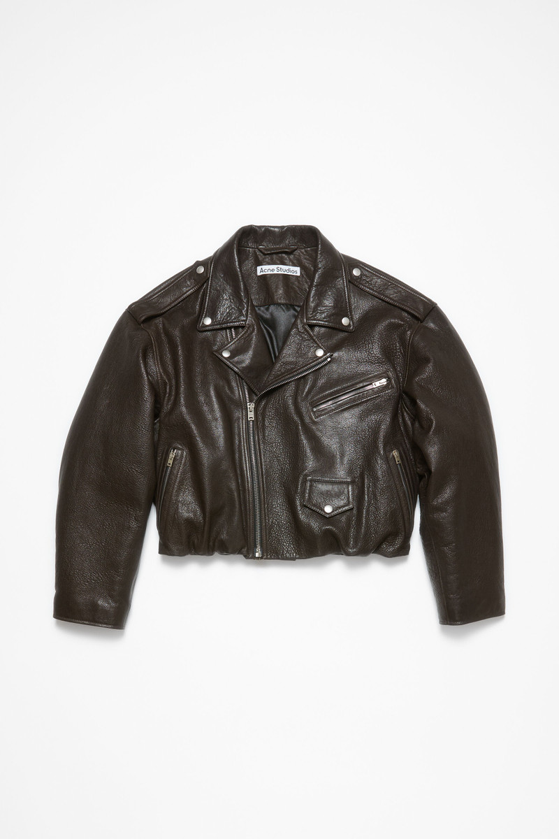 Leather jacket - Dark brown 8