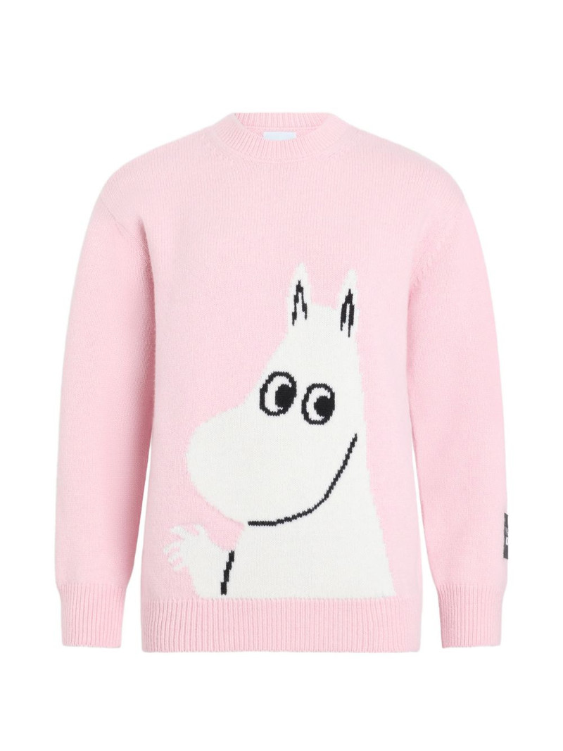 x Moomin crew-neck sweater 1