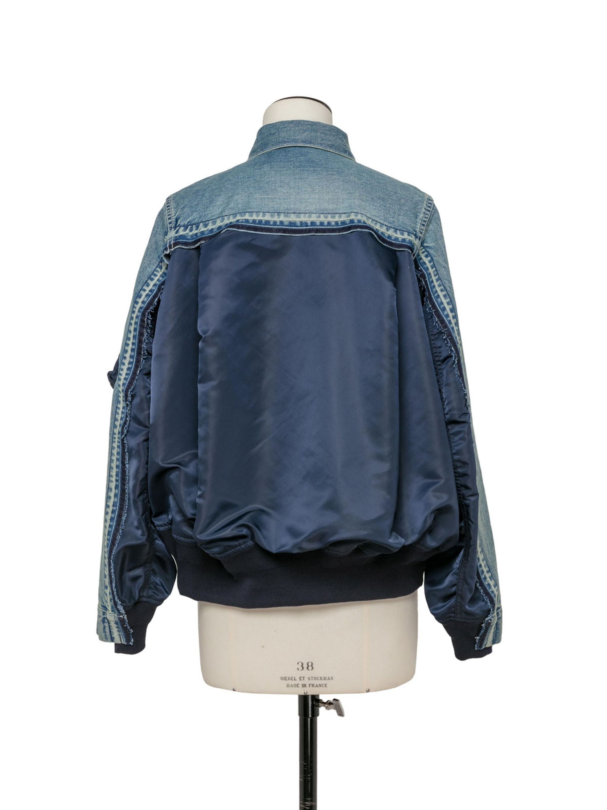 Denim x Nylon Twill Jacket - 3