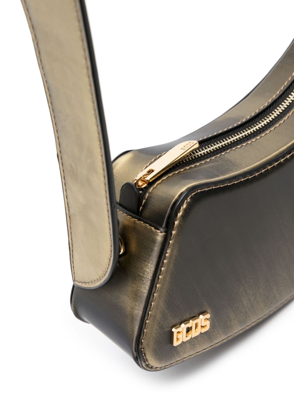 Comma holographic-effect medium shoulder bag - 4