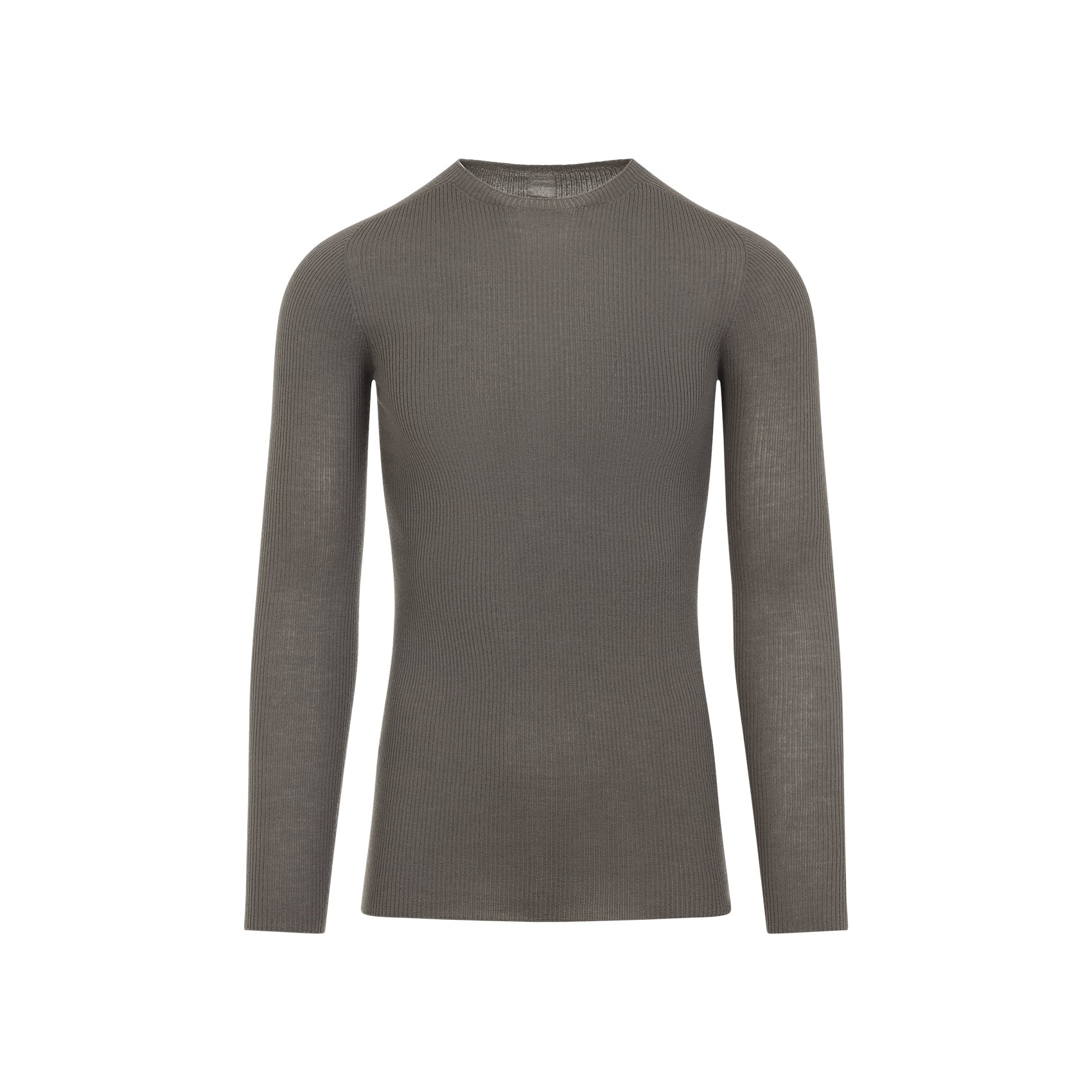 Rick Owens Ribbed Round Neck Pullover Men - 1