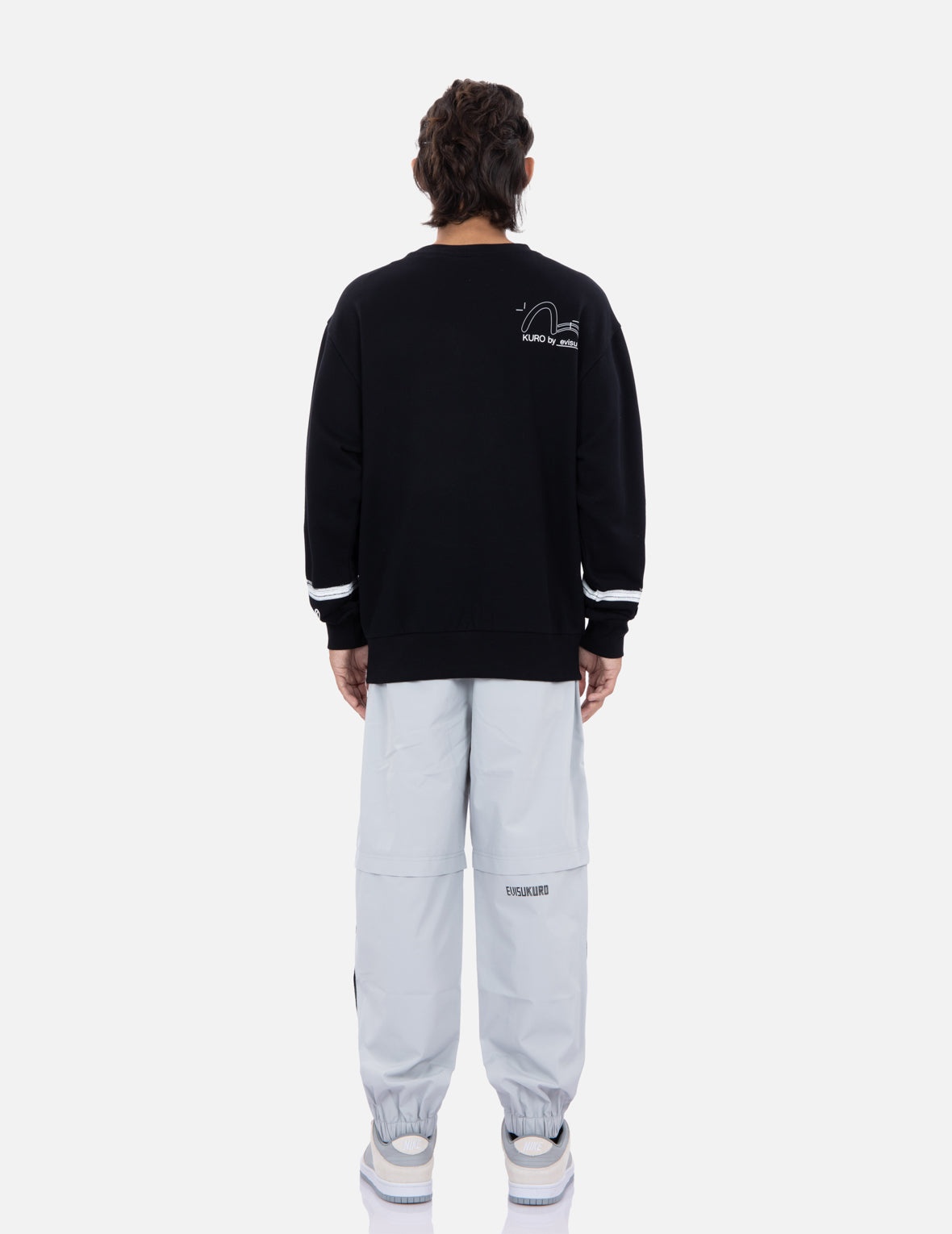 Slogan Print Oversized Sweatshirt - 6