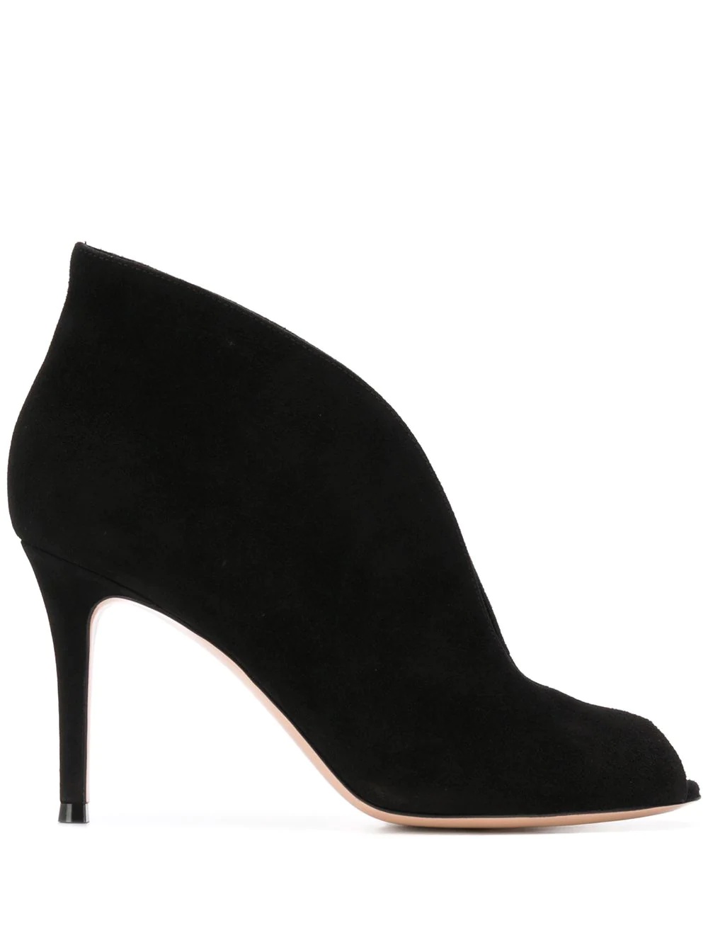 Vamp open-toe booties - 1