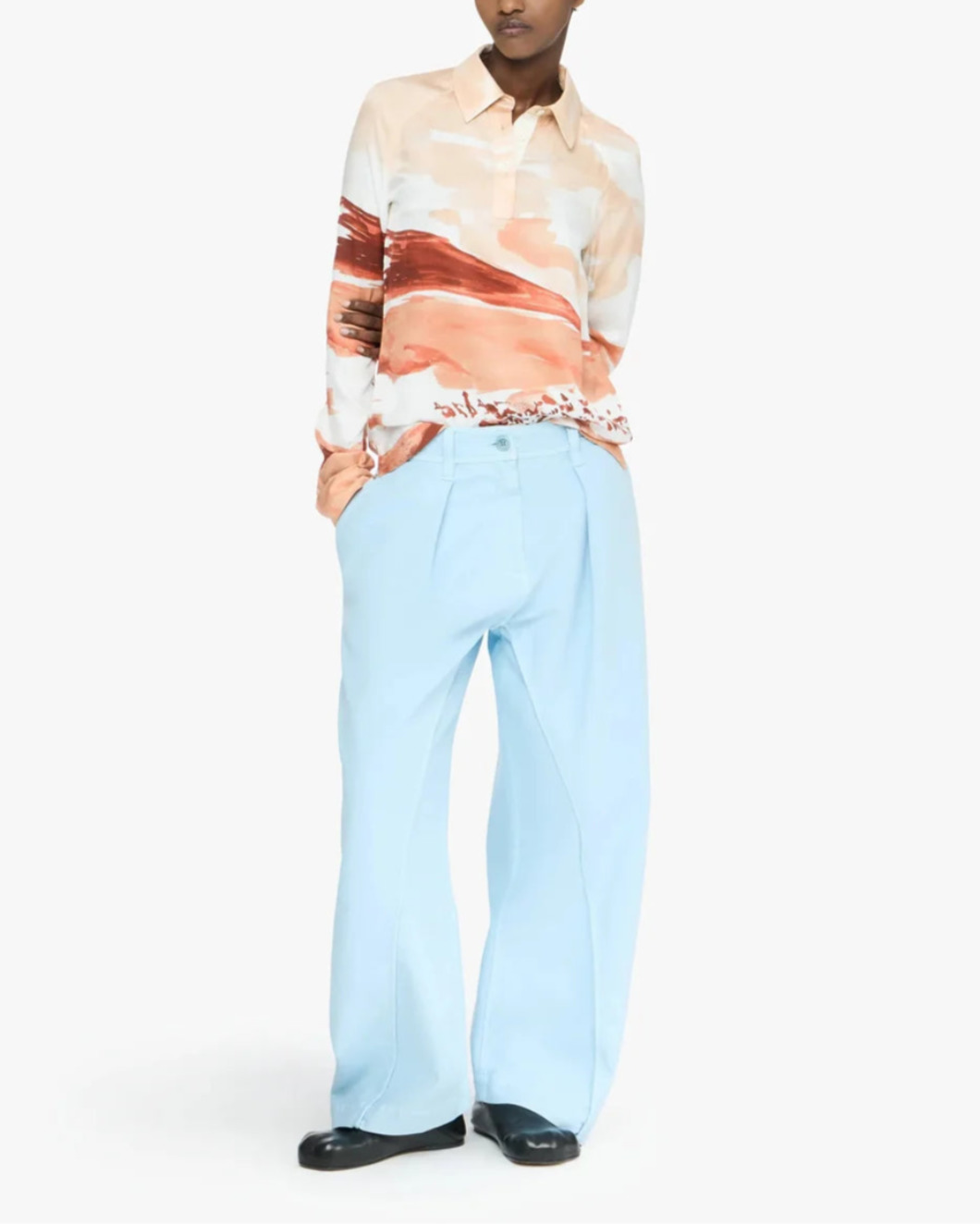 TWISTED SEAM TROUSERS - 2