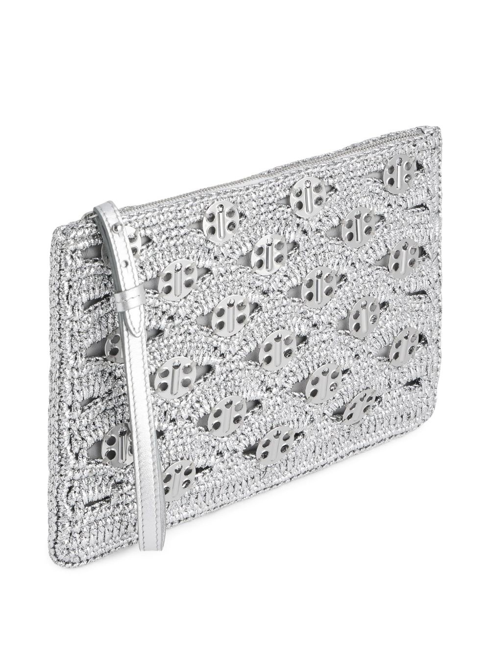 raffia clutch bag - 3