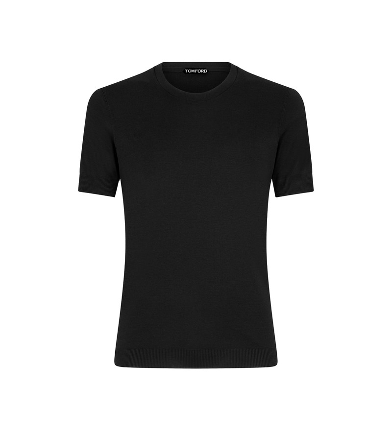 PLACED RIB CREW NECK 1