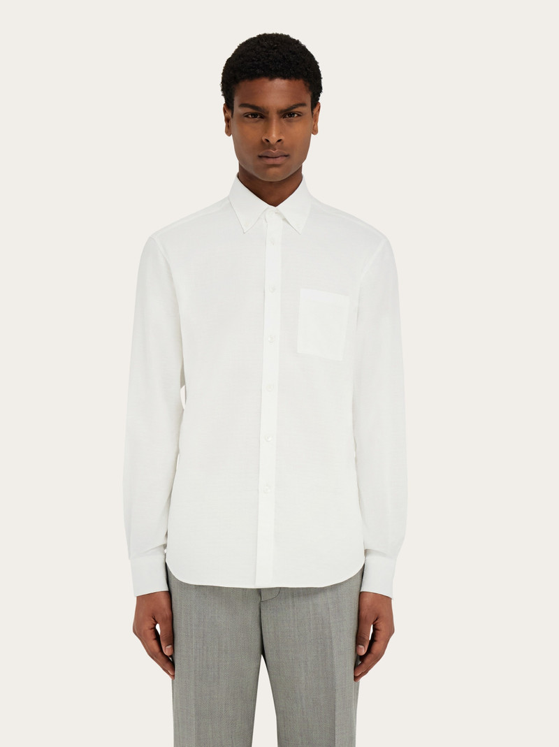 FERRAGAMO Ferragamo Monogram shirt outlook