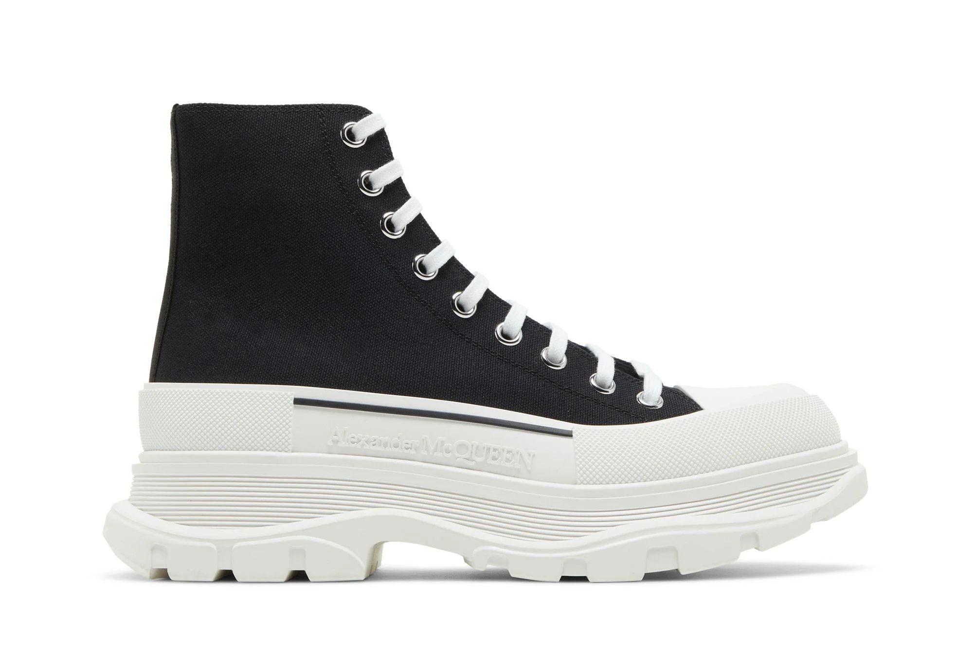 Alexander McQueen Tread Slick Boots 'Black White' - 1