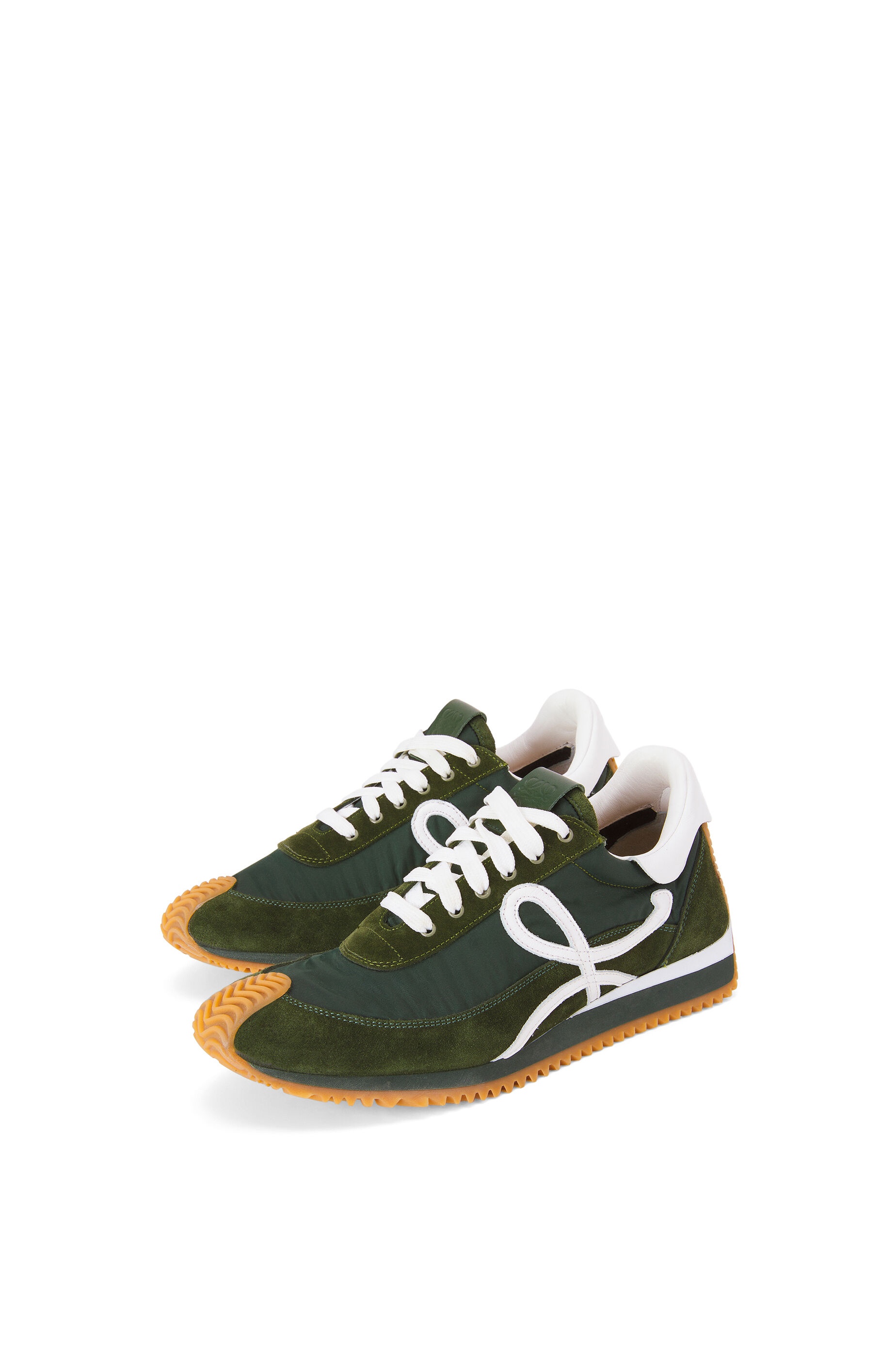 Flow runner in nylon and suede - 2