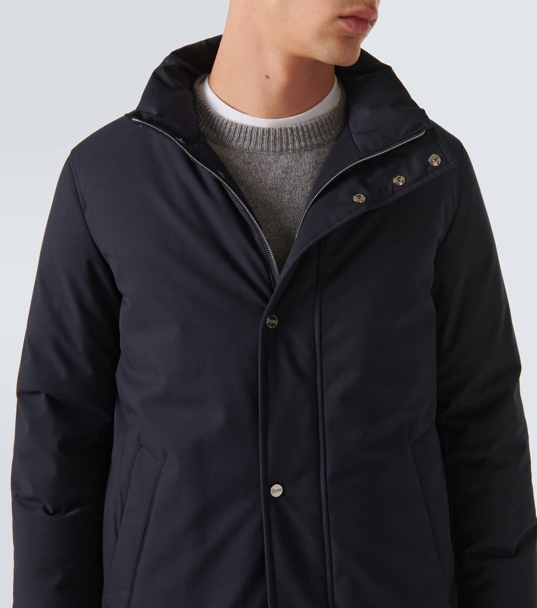 Paneled down coat - 7