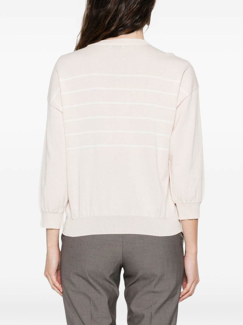 striped crew-neck T-shirt 4