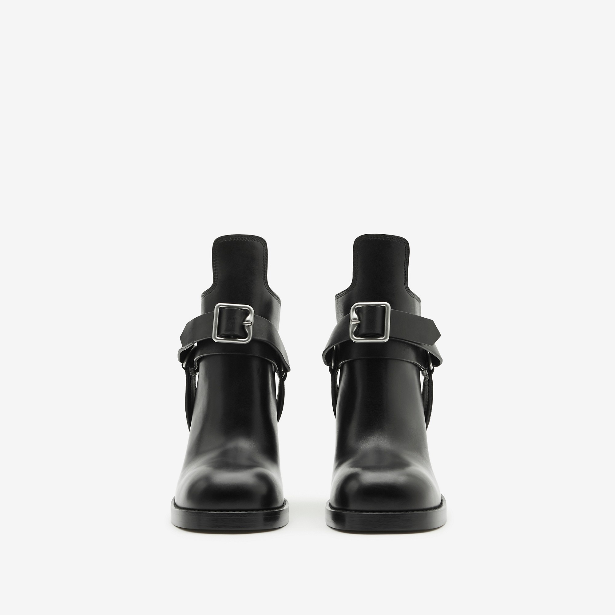 Leather Stirrup Low Boots - 3
