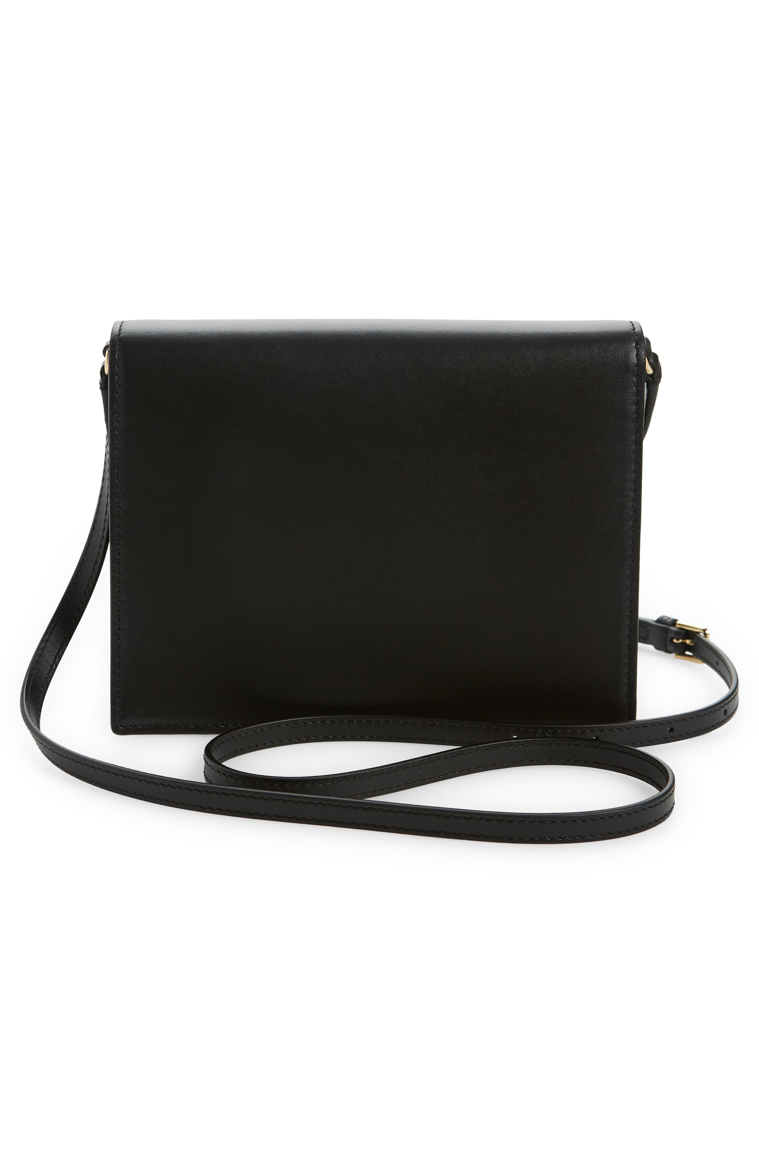 DG Logo Flap Leather Crossbody Bag - 3