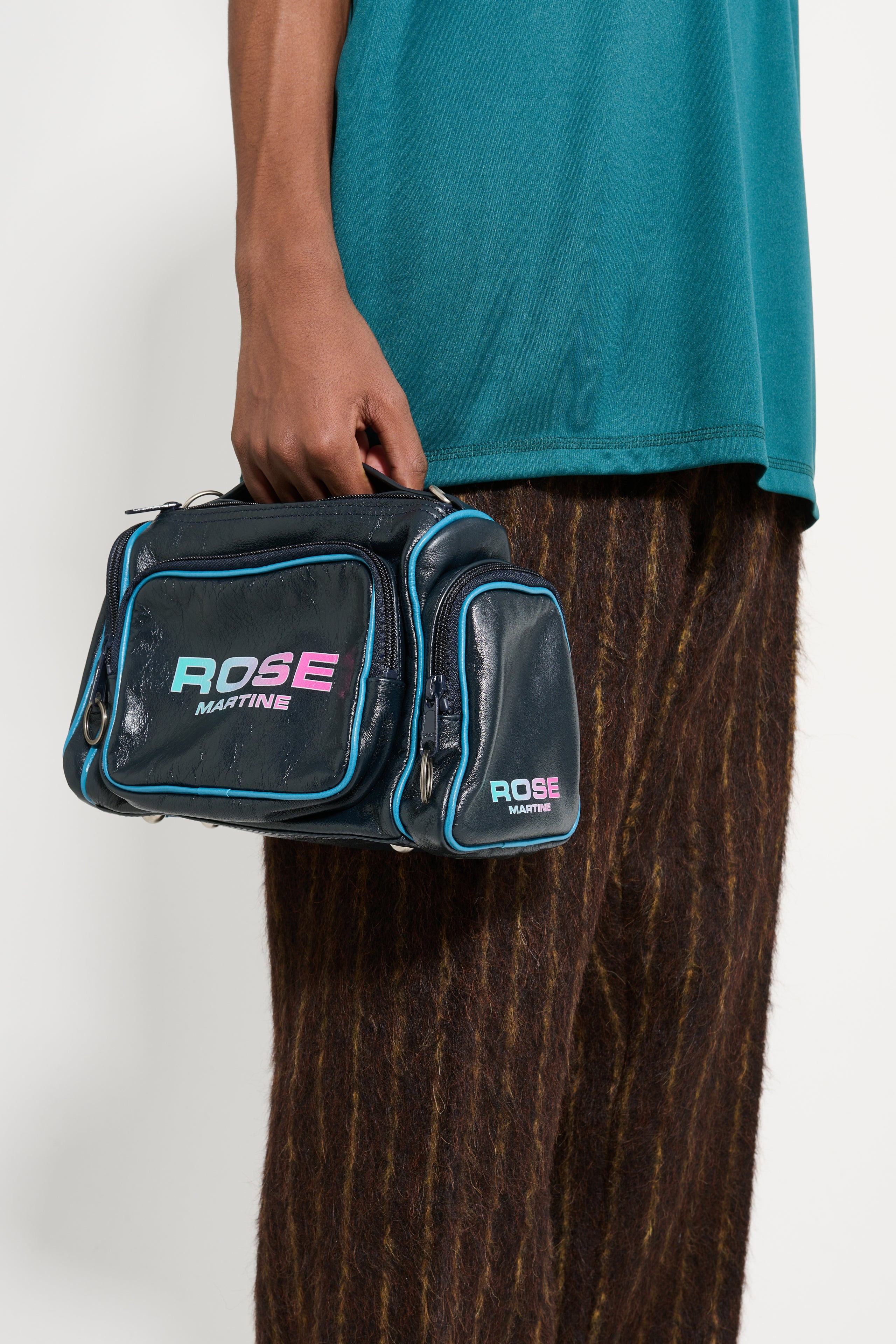 MARTINE ROSE GALAXY BAG BLUE NAVY - 5
