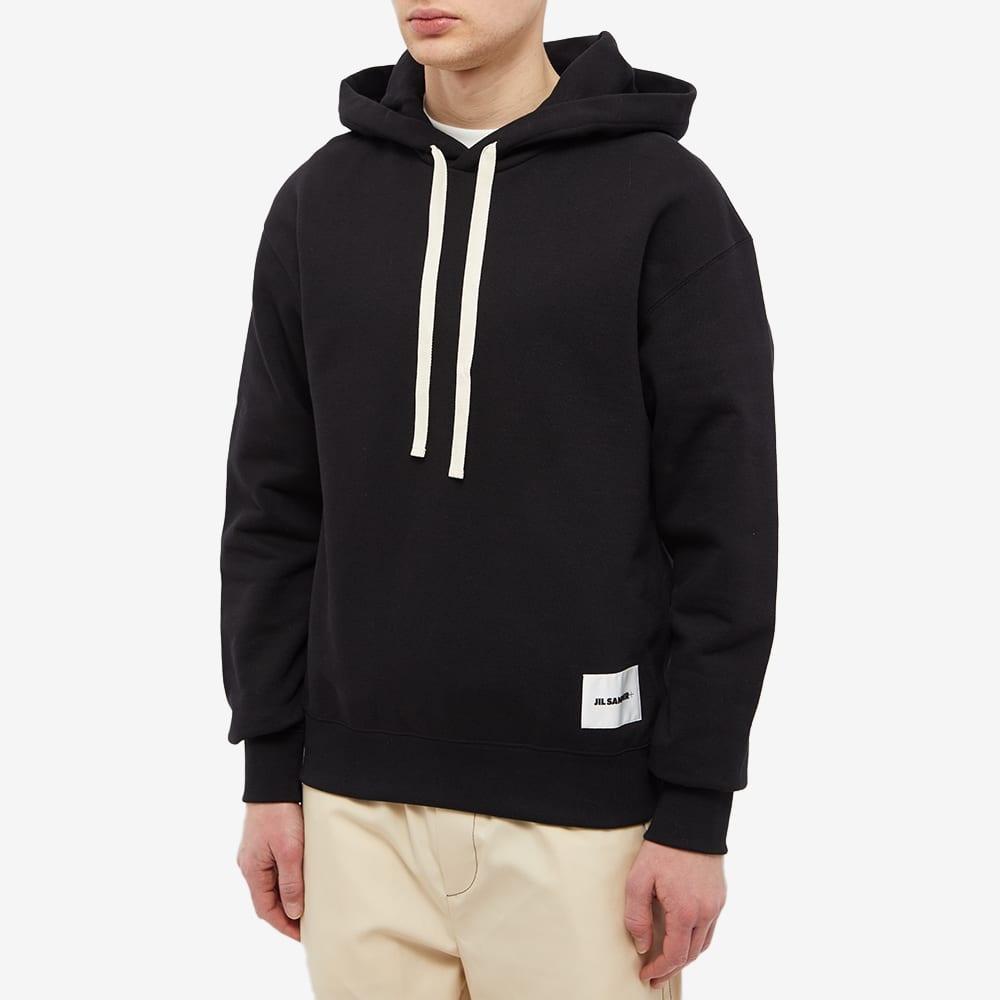 パーカー・フーディ JIL SANDER PLUS LOGO POPOVER HOODIE Jil Sander Plus Logo Patch Popover Hoodie Black | eBay