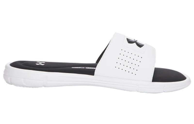 Under Armour Under Armour Ignite 5 Slide 'White Black' 1287318-100 outlook