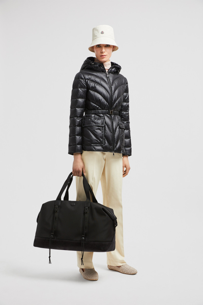 Tech Water-Repellent Leather-Trimmed Duffle Bag 7