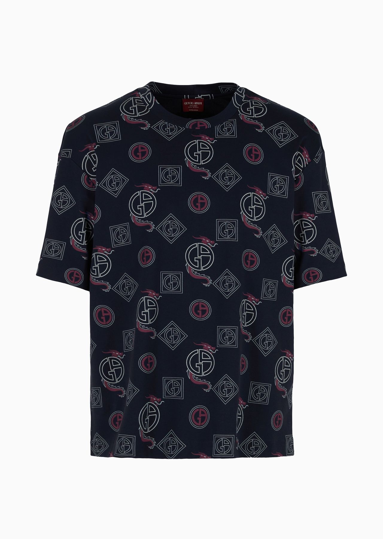 Cotton jersey crew-neck T-shirt - 1