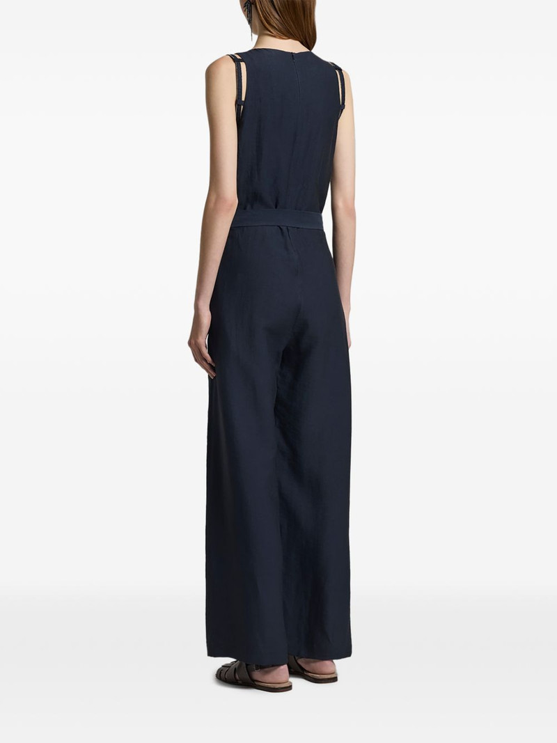 strap-detail tie-waist jumpsuit 3