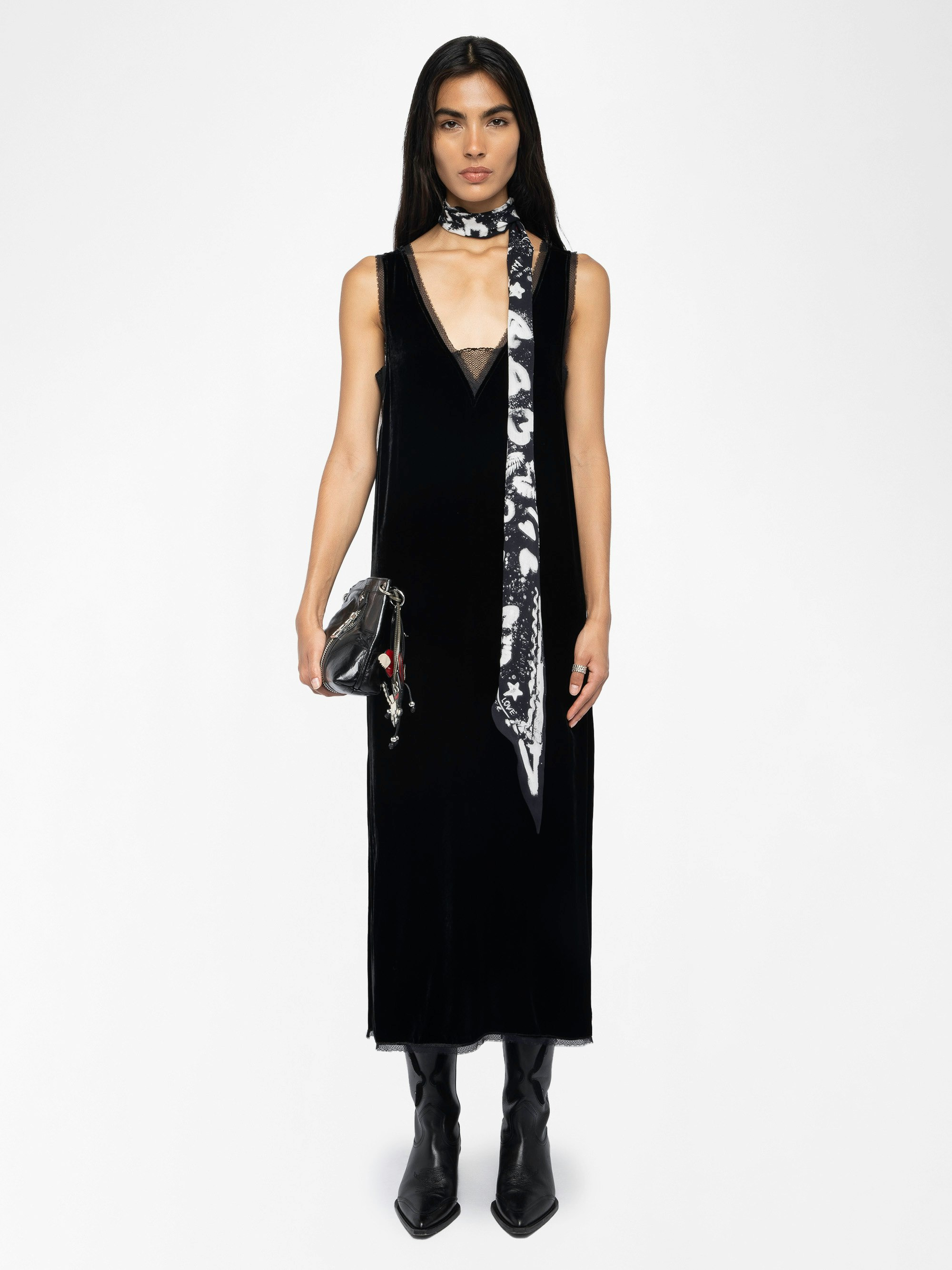 Renzo Velvet Dress - 2