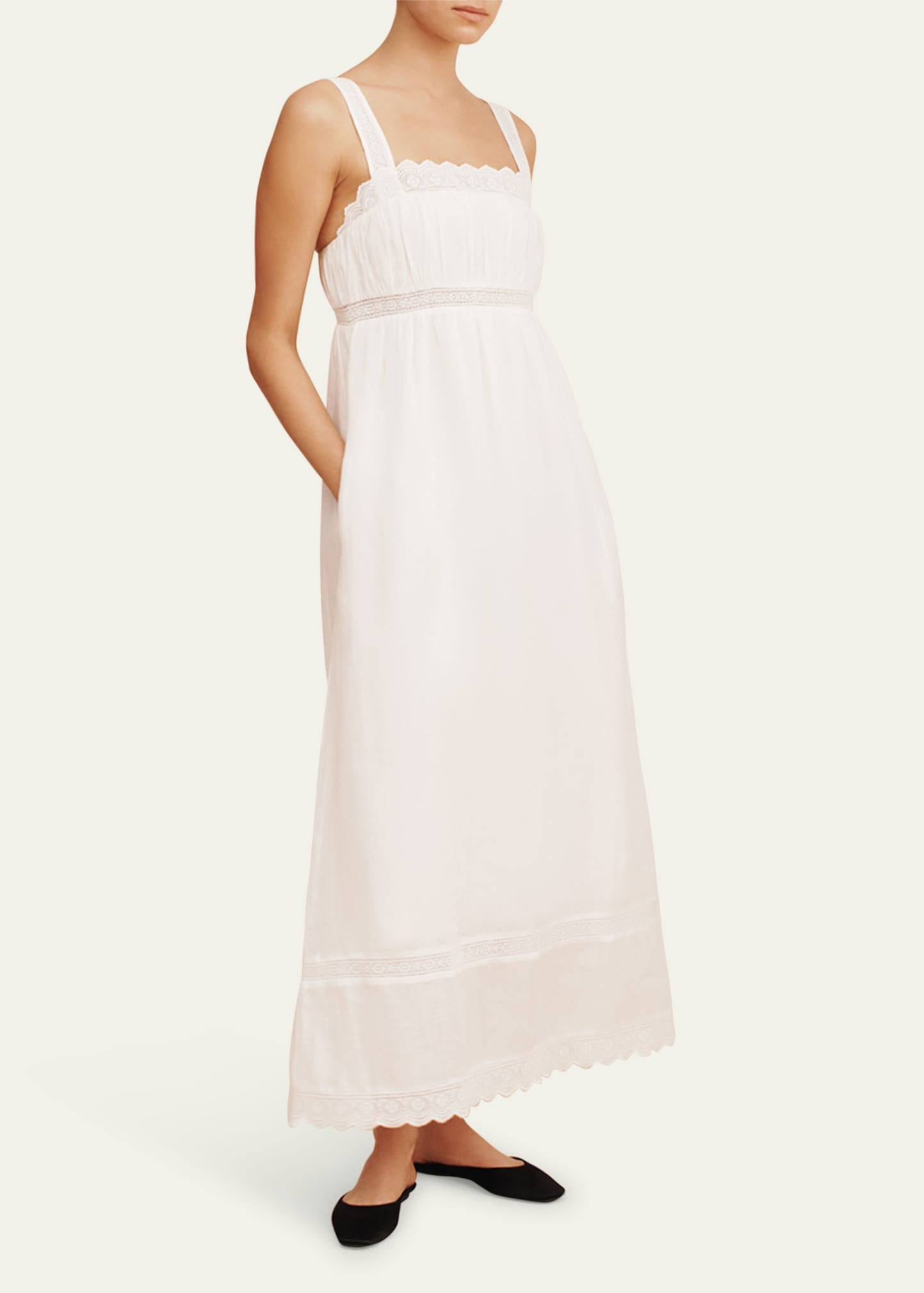 Grace Lace-Trim Shift Dress - 4