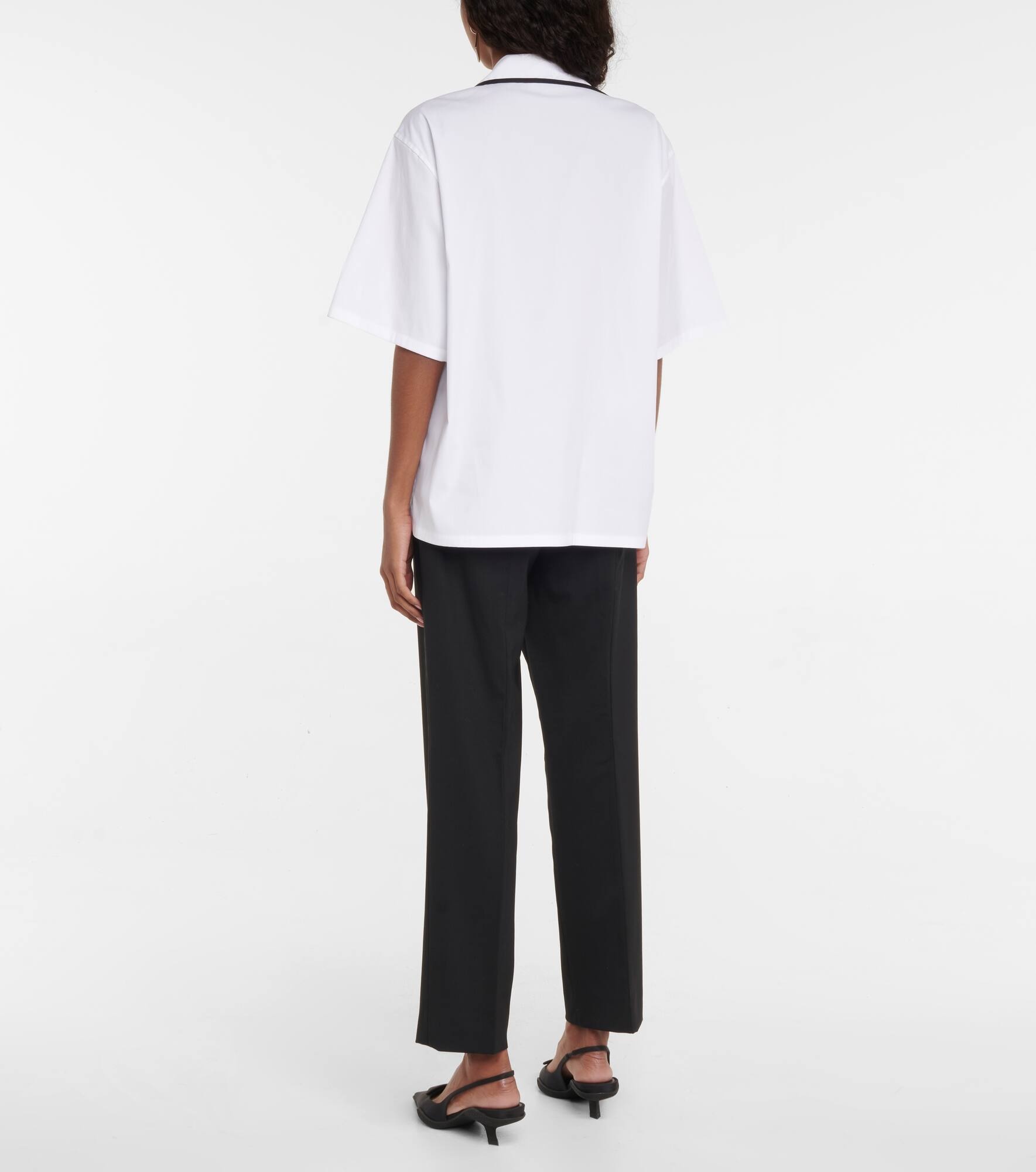 Cotton-blend shirt - 3