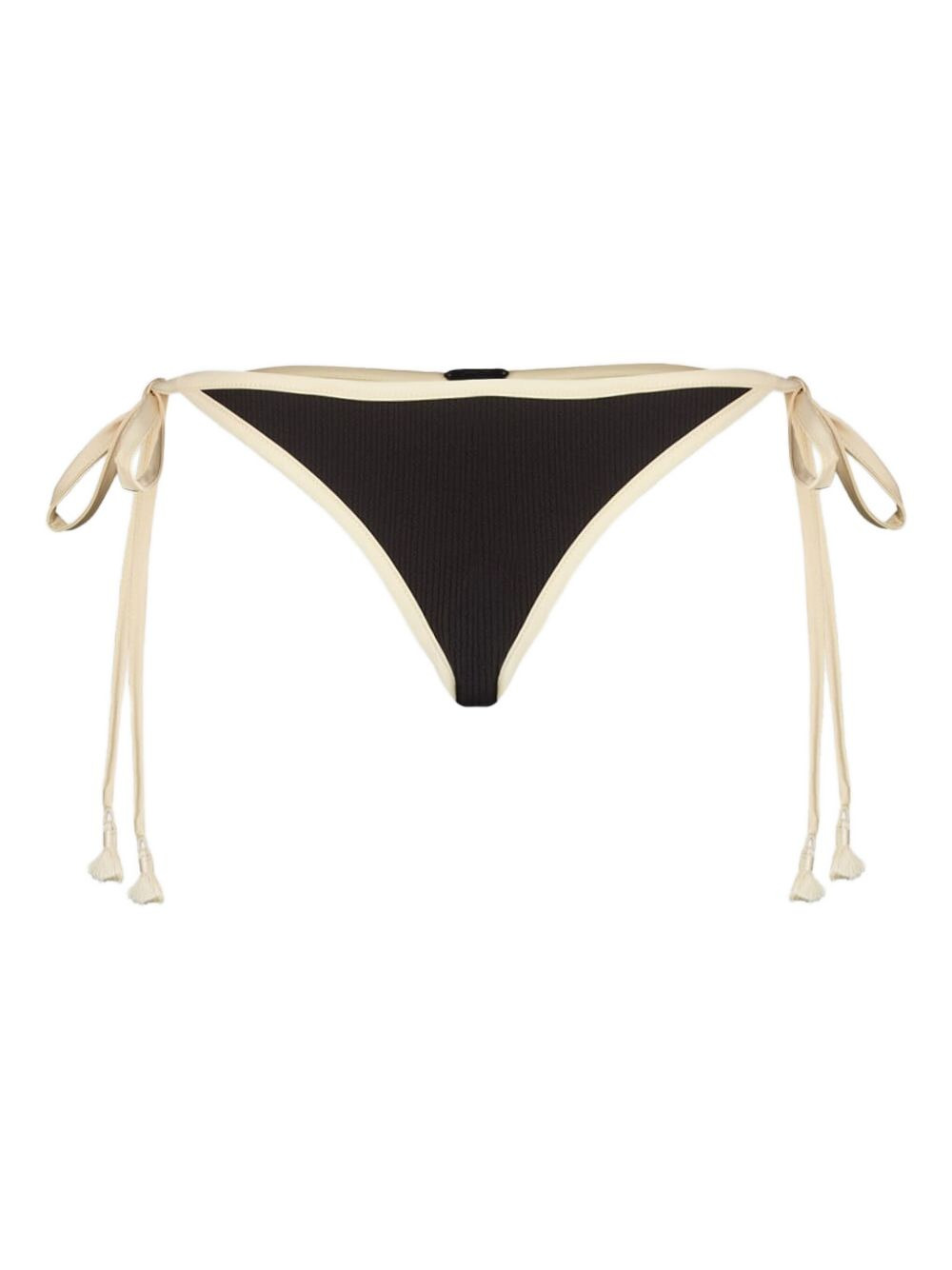 ribbed-trim bikini bottom - 1