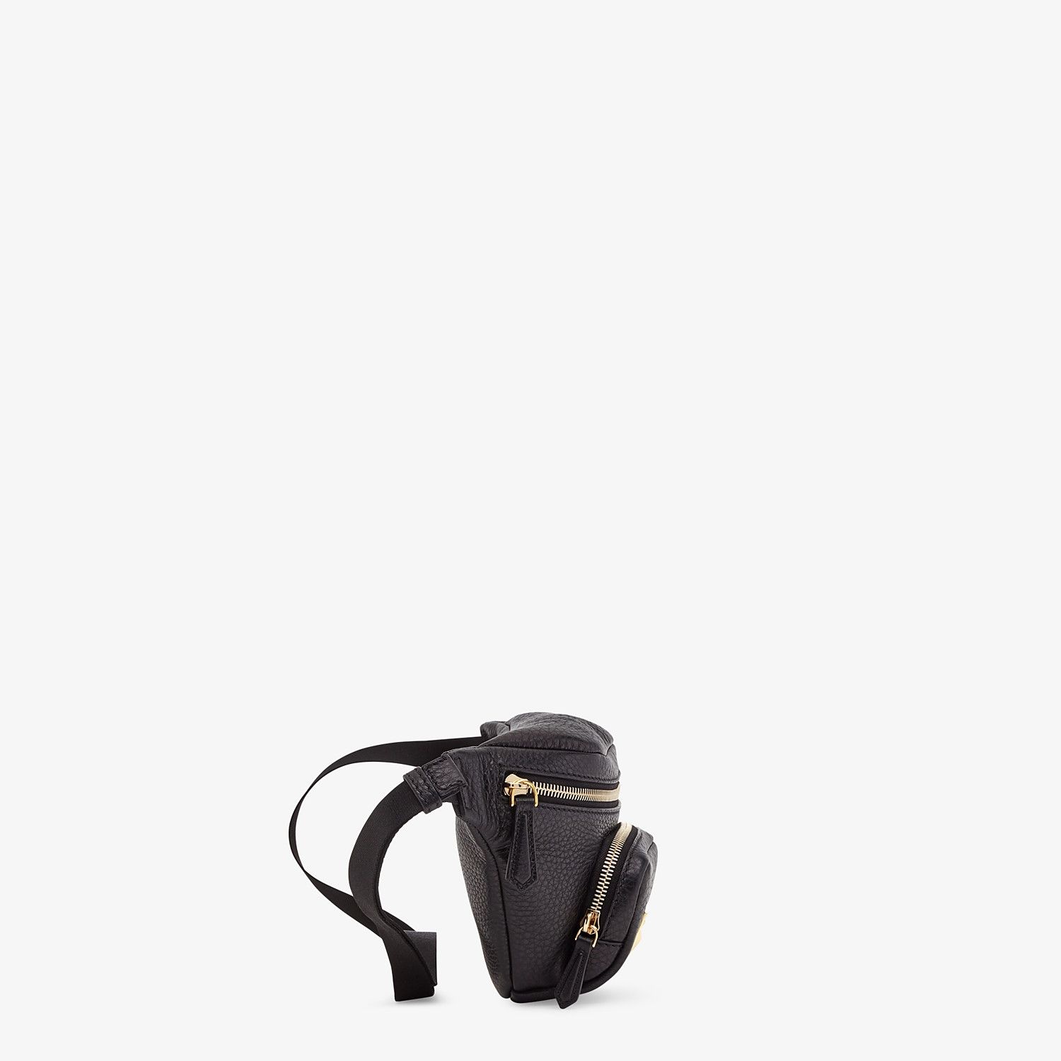 Black Romano leather belt bag - 2