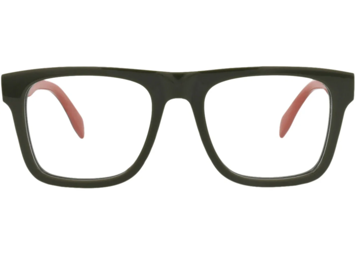 Alexander McQueen Square-Frame Acetate Optical Frames Green Green Transparent (AM0357O-30012339-003) - 1