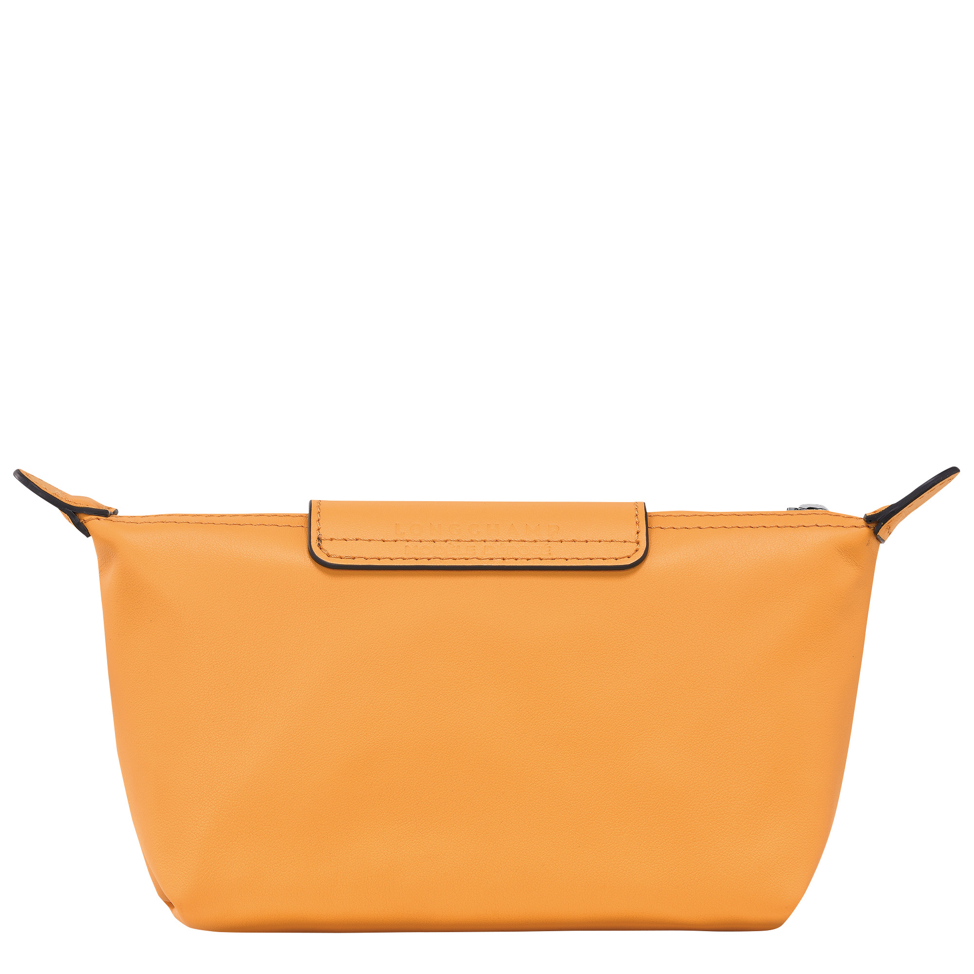 Le Pliage Xtra Pouch Apricot - Leather - 3