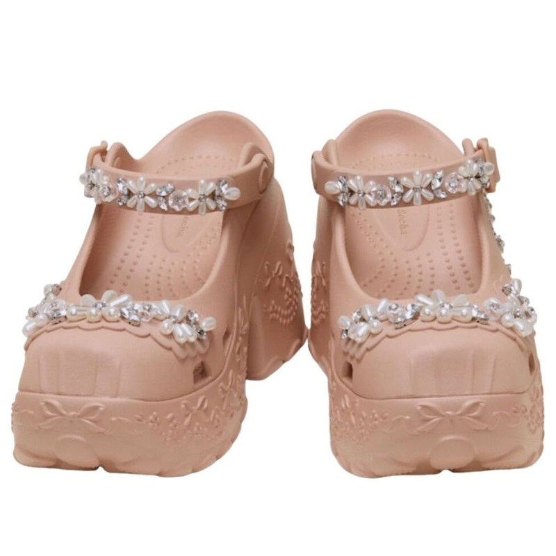crocs (WMNS) Crocs x Simon Rocha Ballerina Platform 'Pink Caramel' 211079-7AF outlook