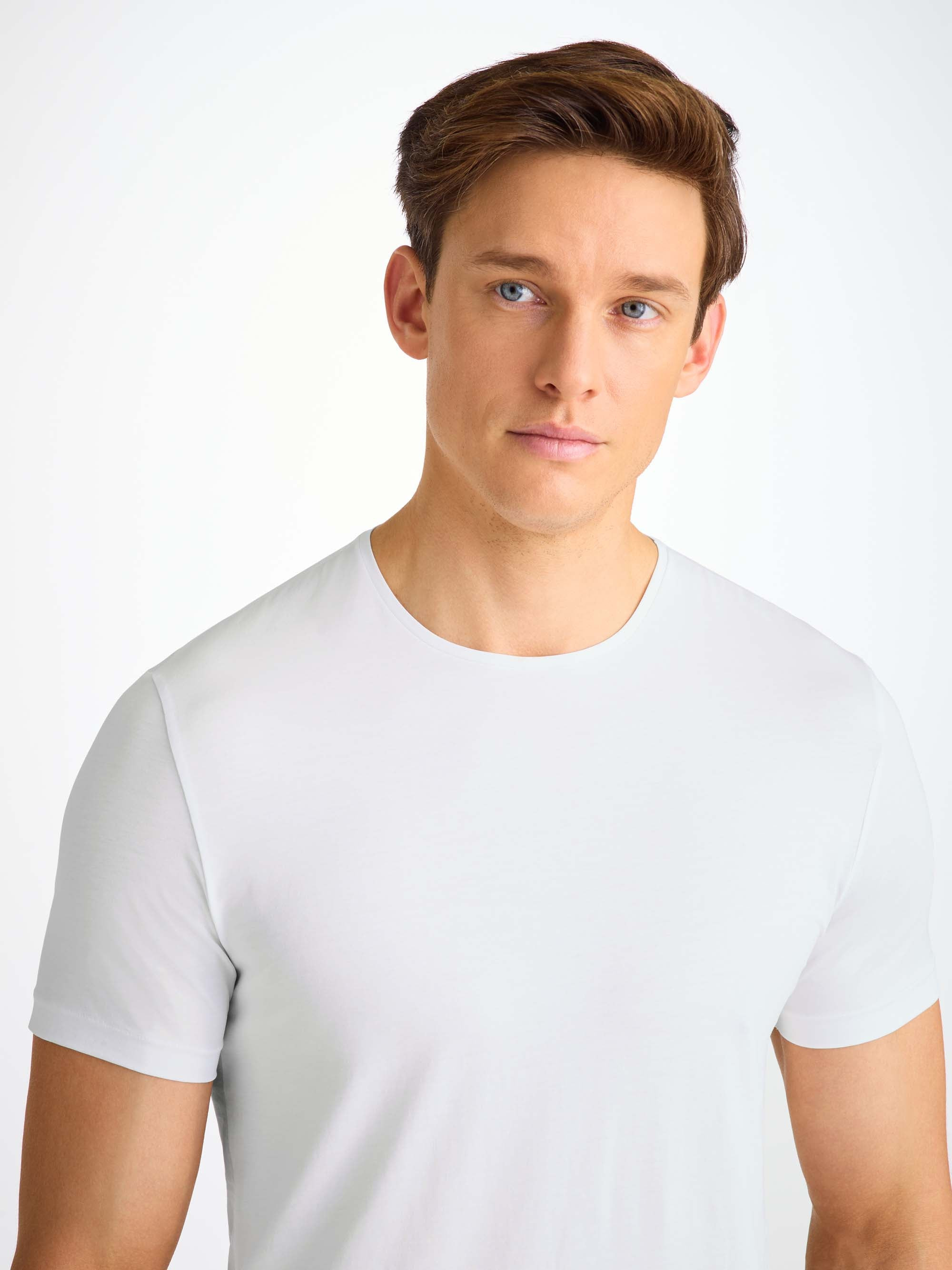 Men's Underwear T-Shirt Jack Pima Cotton Stretch White - 5