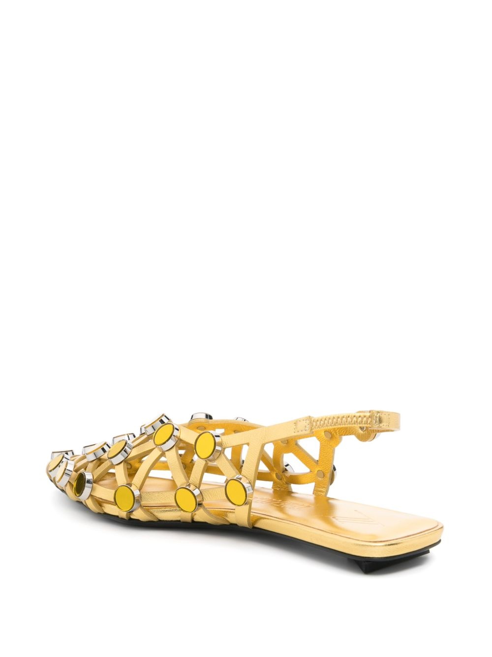 Grid ballerina shoes - 3