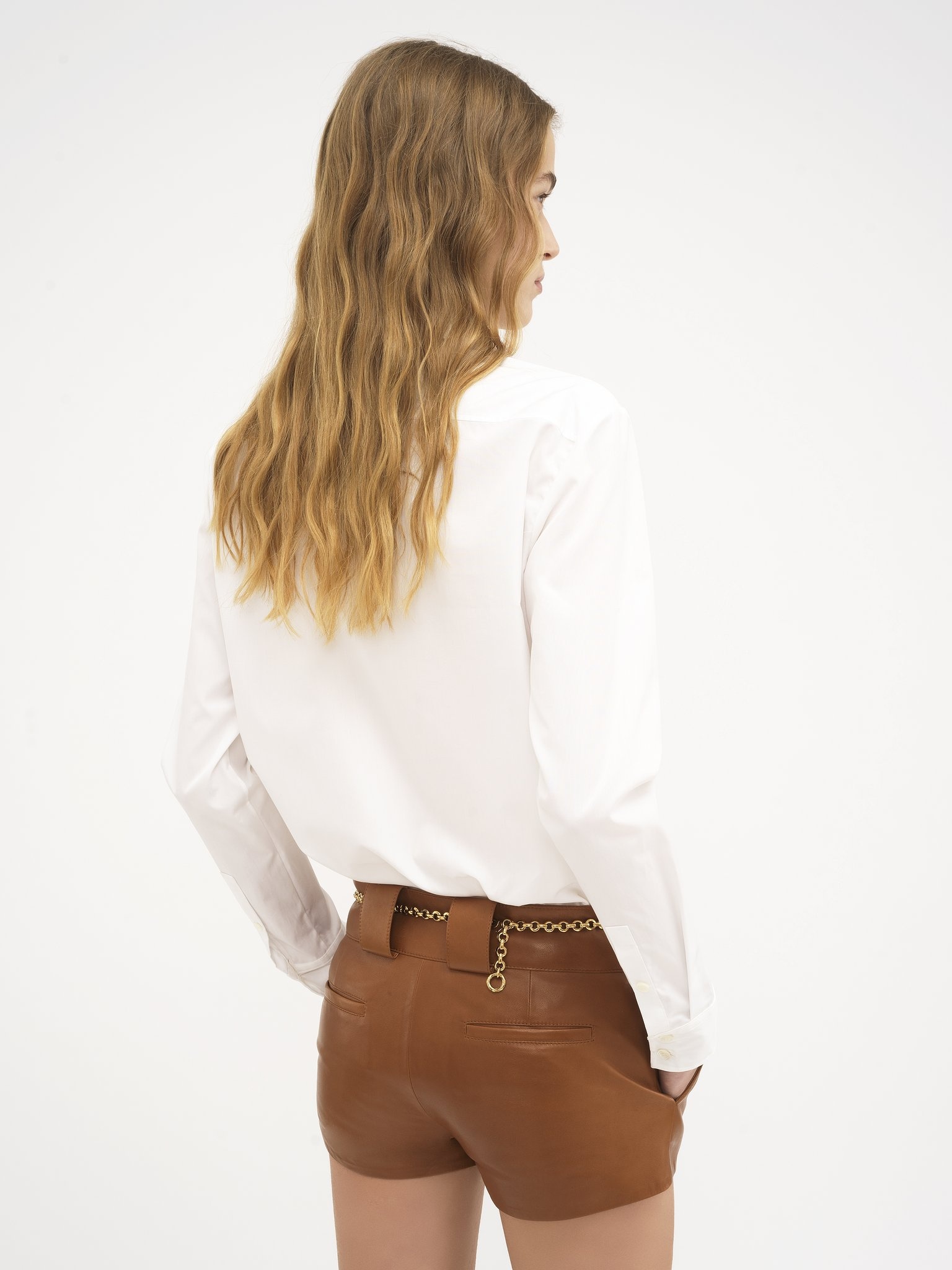 CLASSIC UTILITARIAN SHIRT IN COTTON POPLIN - 5