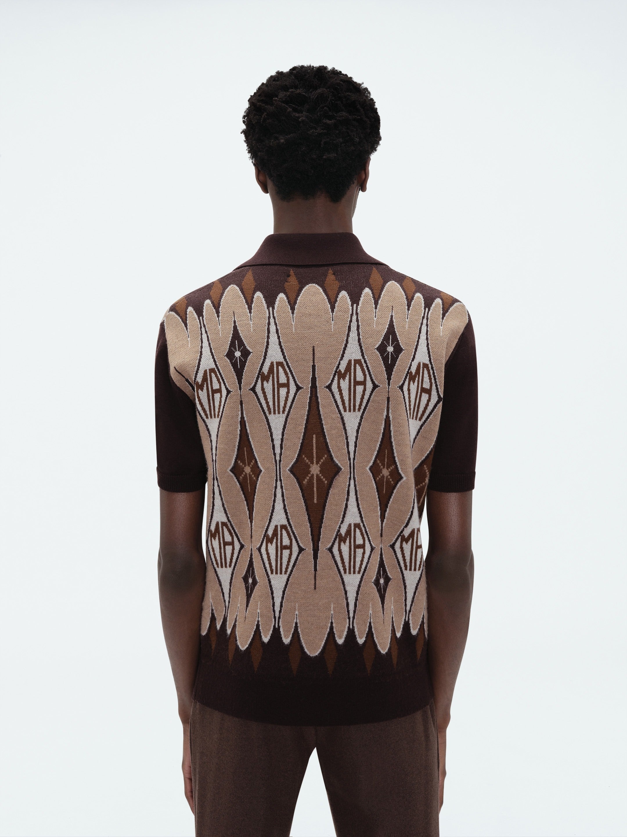 ARGYLE JACQUARD POLO - 4