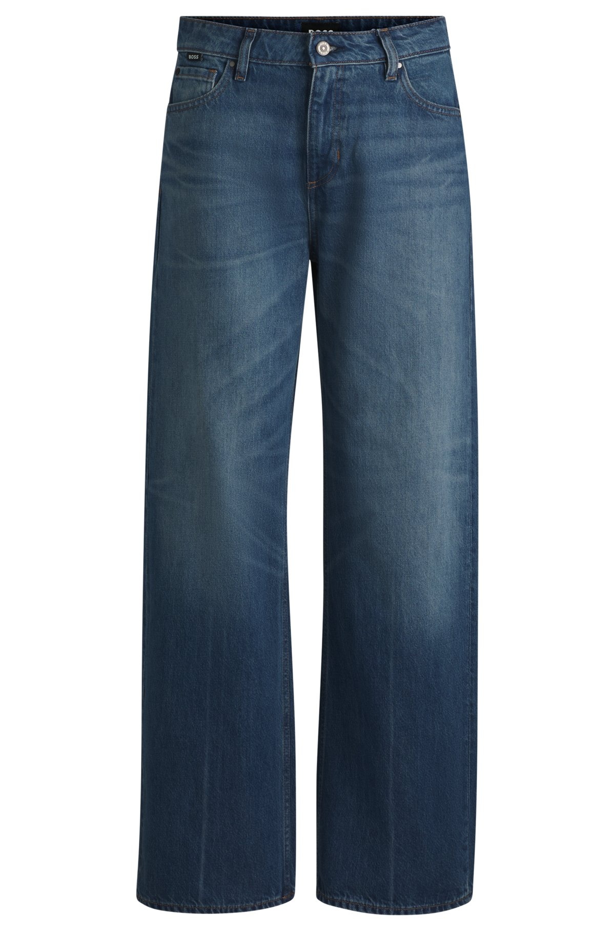 INDIGO JEANS IN DENIM - 1