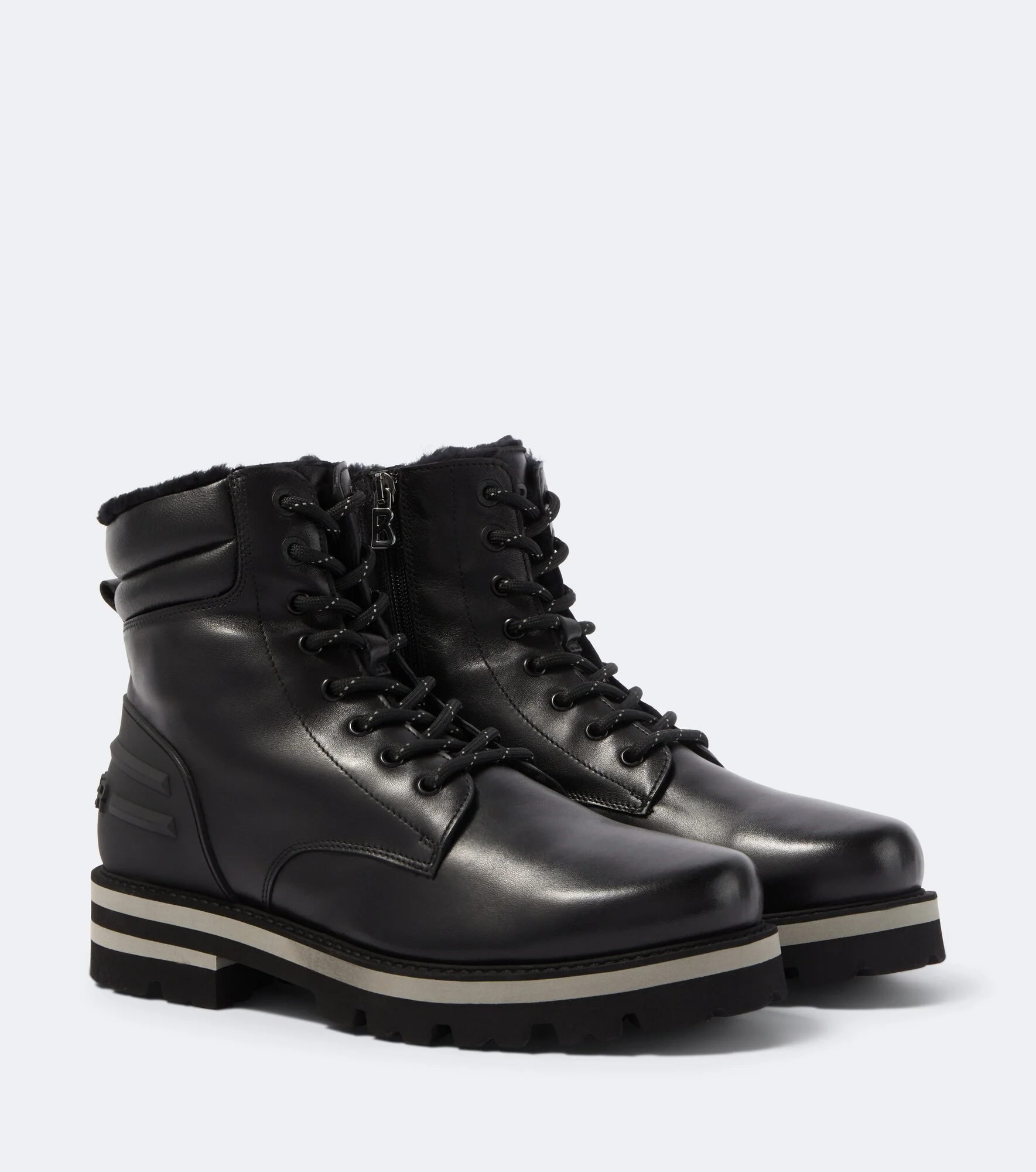 Courchevel leather lace-up boots - 1