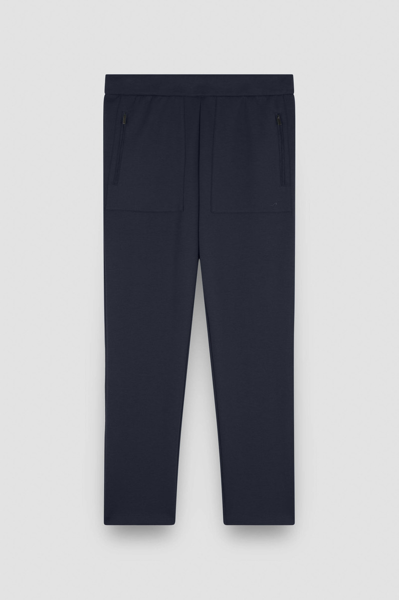 SUPIMA® COTTON TRACKPANTS WITH SHARK FIN EMBROIDERY 1