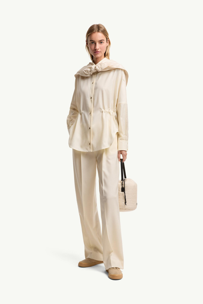 Moncler Wool Gabardine Tailored Pants outlook