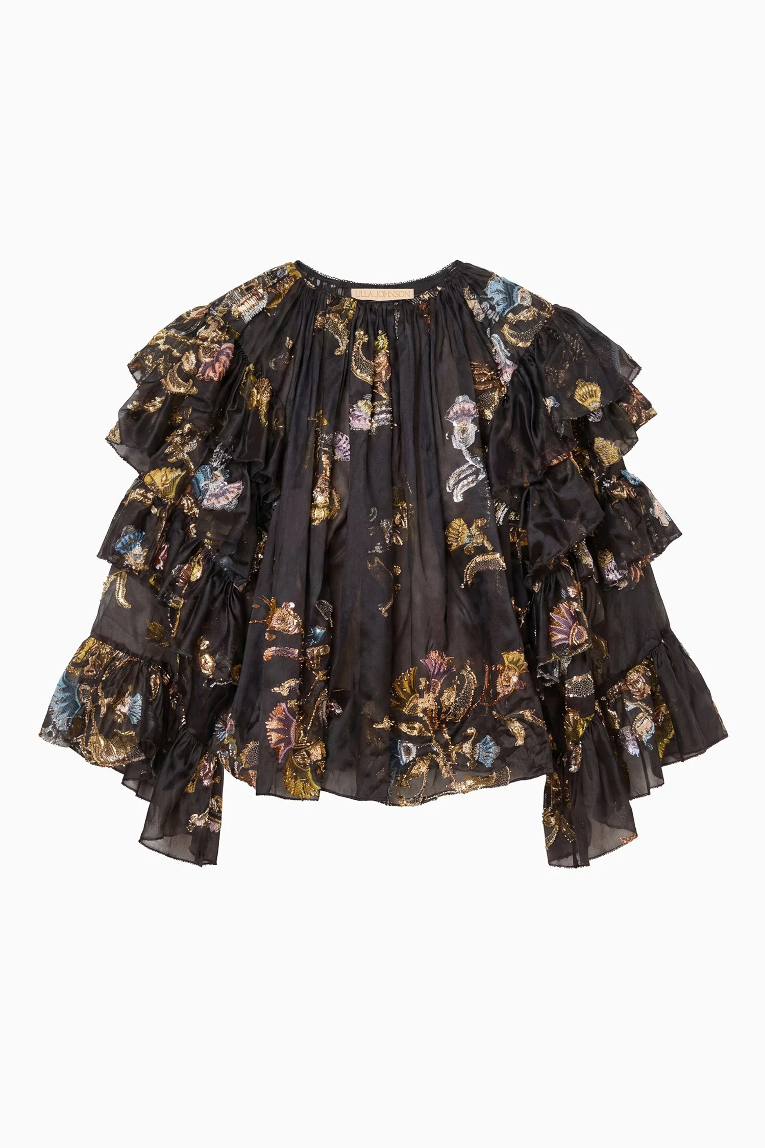 Elice Ruffled Silk Blouse - 1