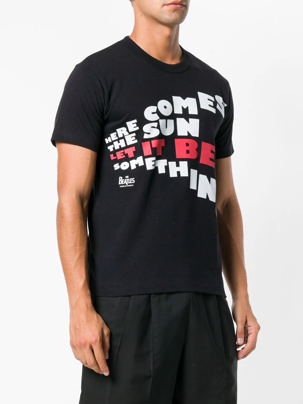 Beatles lyrics print T-shirt - 4