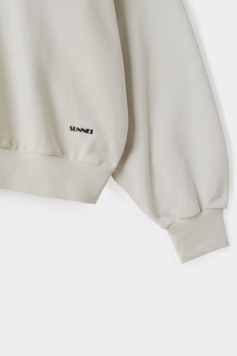 SMALL LOGO HOODIE / silver birch 5