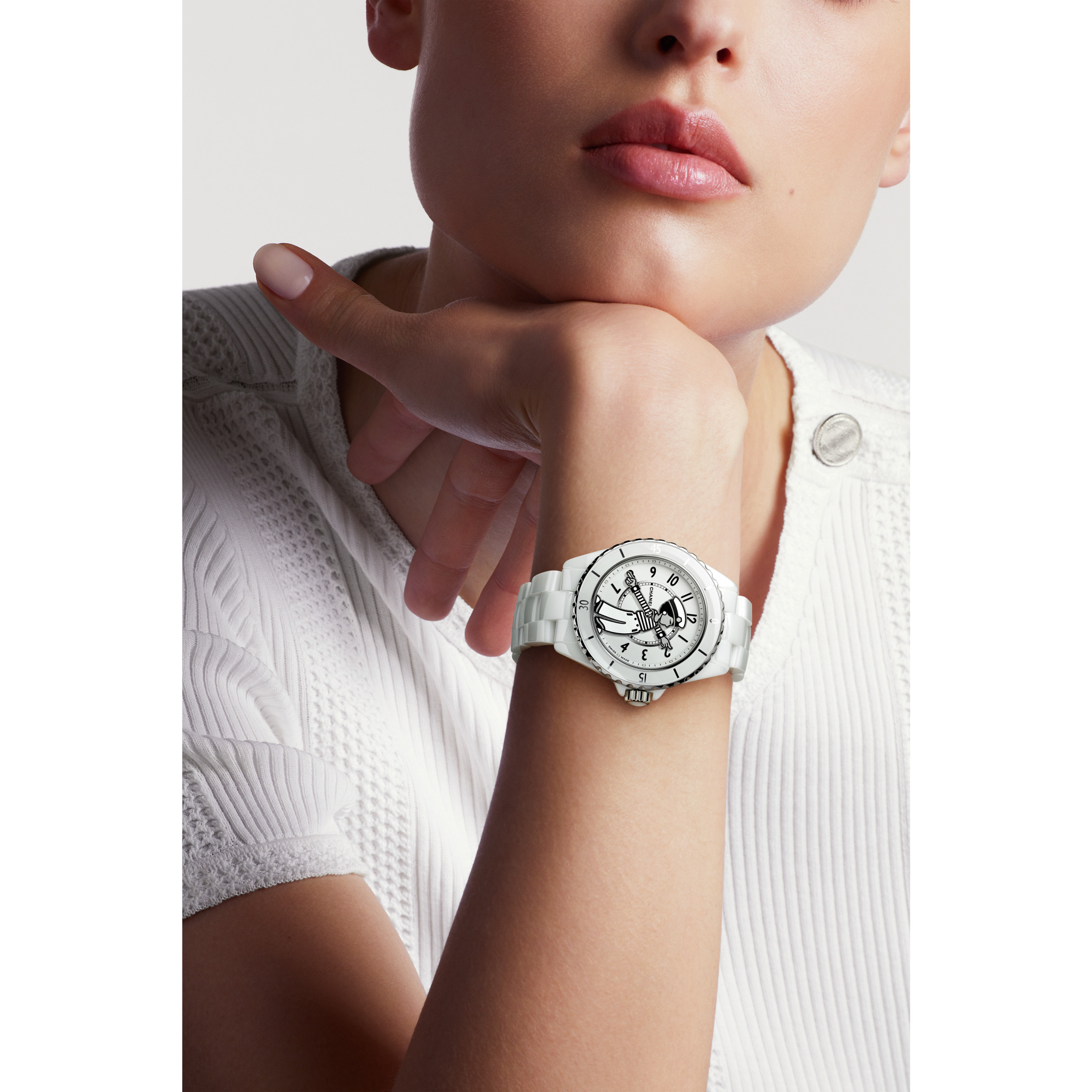Mademoiselle J12 La Pausa Watch, 38 mm - 2