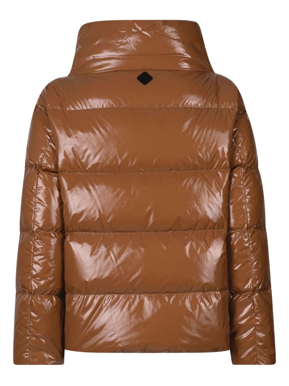 zipped puffer jacket - 2